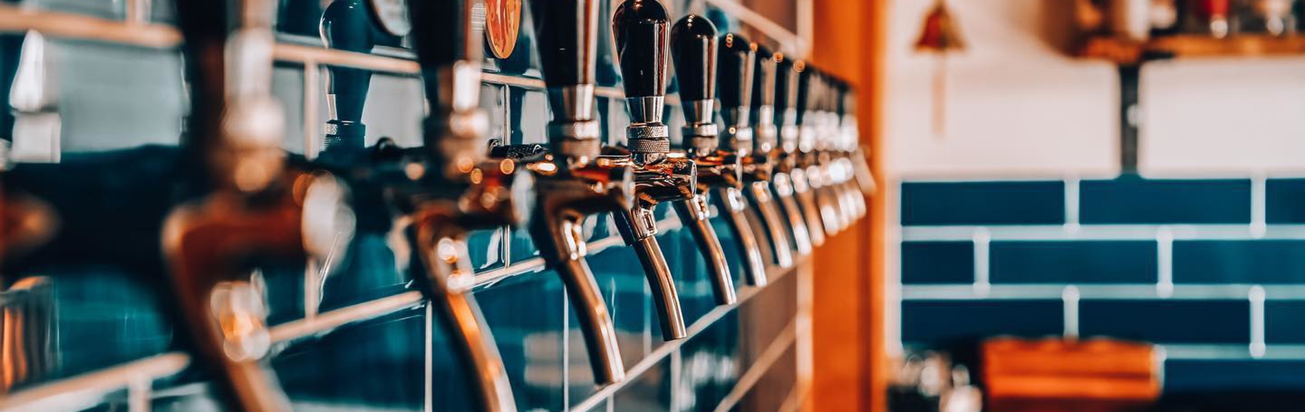 Beer taps at the Two Thirds Beer Co.