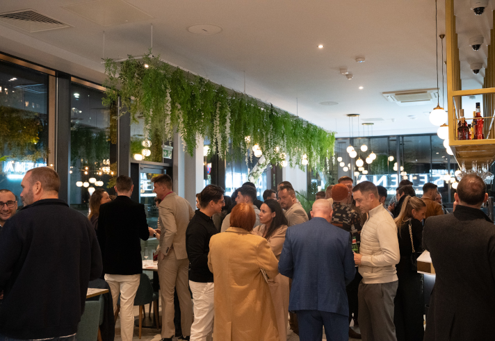 People enjoying a night out at Selena Bar & Kitchen.