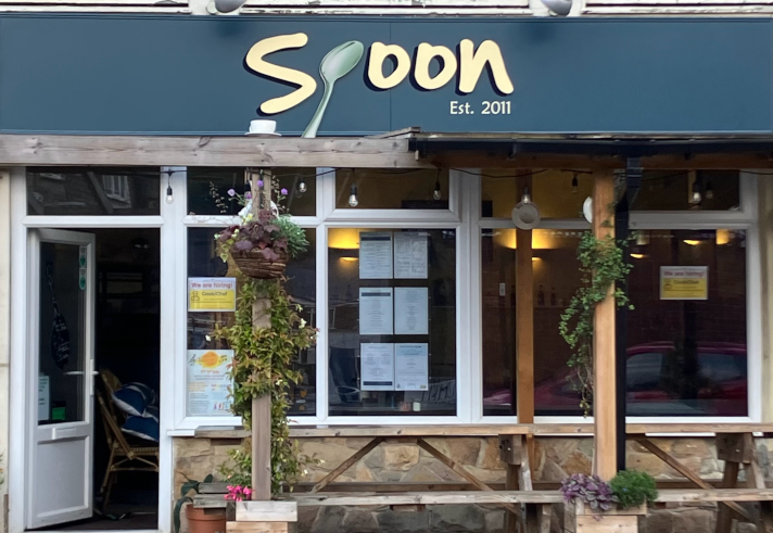 The exterior at Spoon.