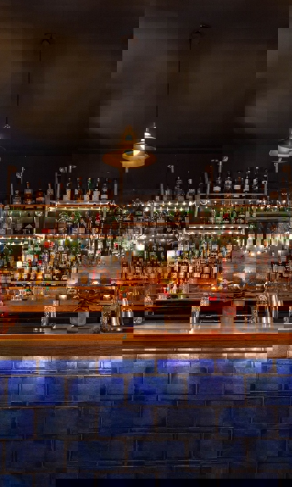 Interior of the Barrowboy.