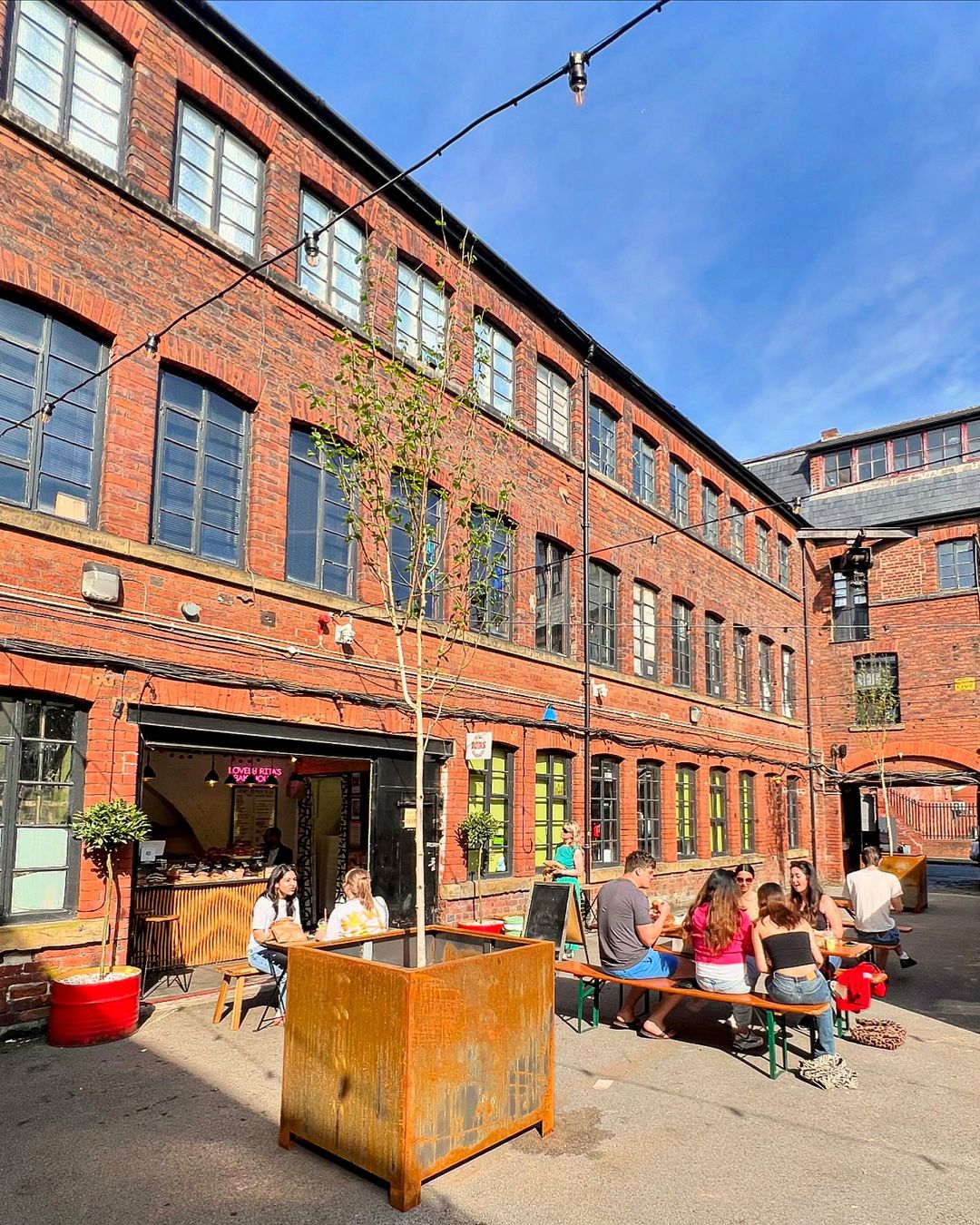 The exterior of Lovely Rita's Bakehouse.