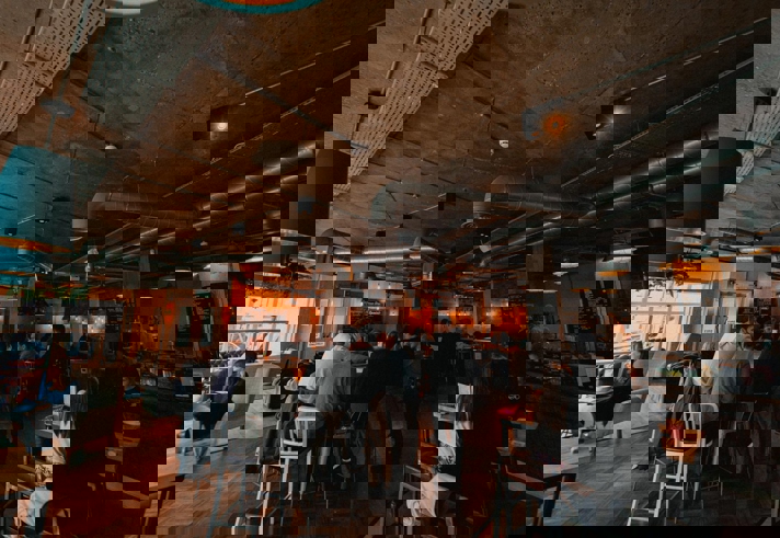 The interior at Couch.