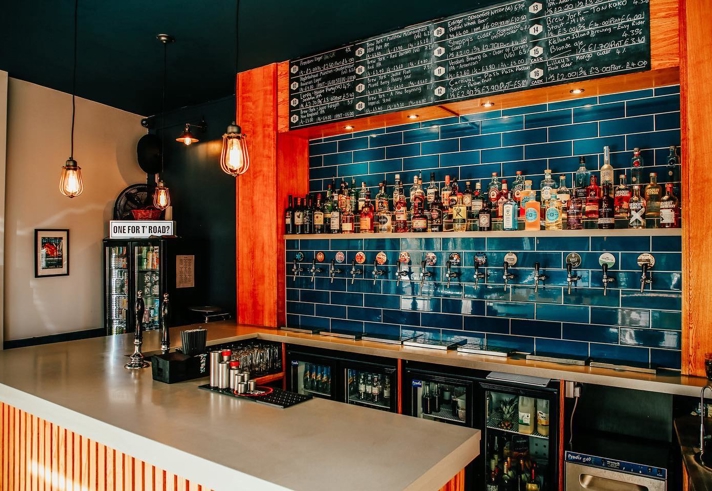 The bar at Two Thirds Beer Co.