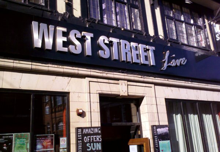 The entrance to West Street live.