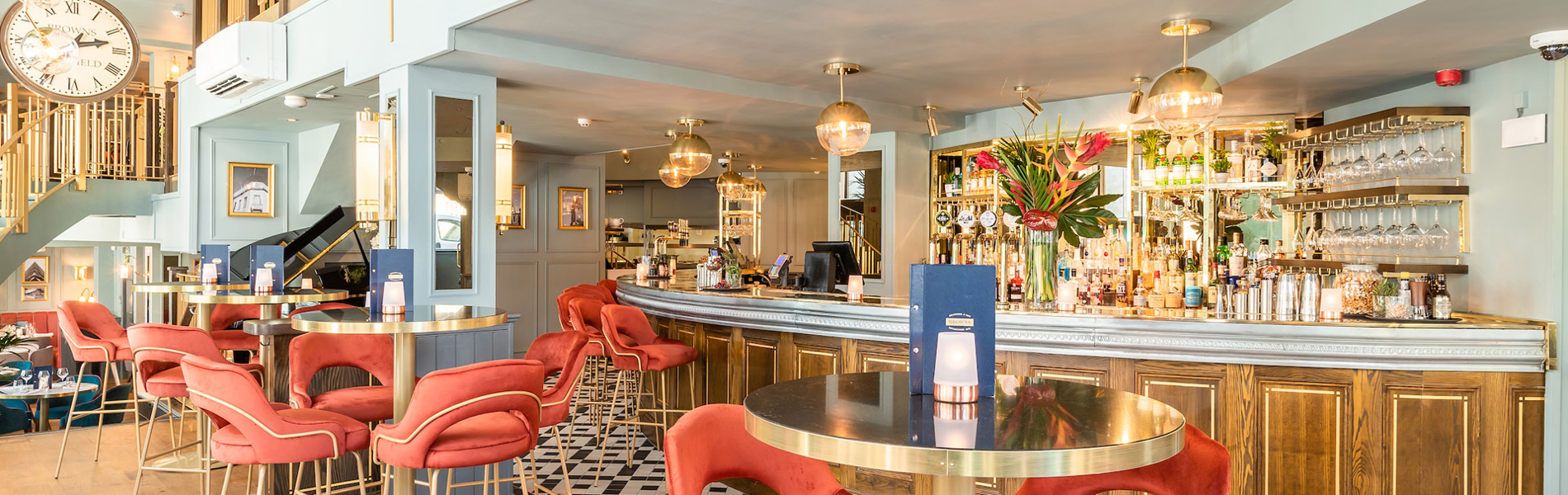 The bar at Browns Sheffield.