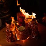 Drinks at the Bamboo Door.