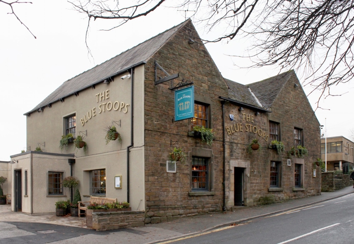 Exterior of The Blue Stoops.