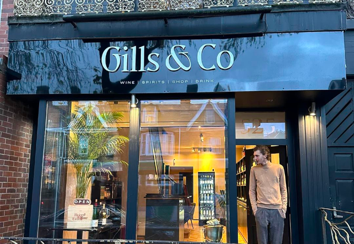 The shop front at Gills & Co