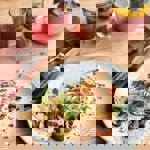 A mushroom omelette at Aesthete Coffee + Kitchen.